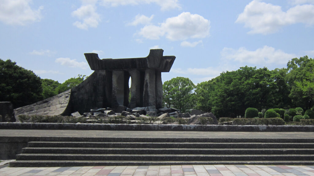 久留米市中央公園の愛の泉