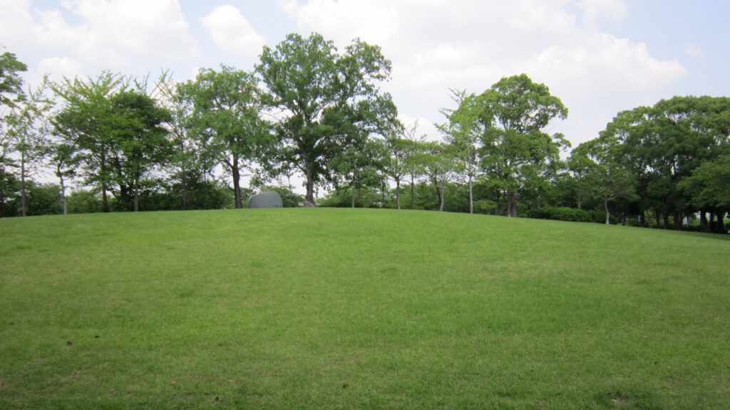 久留米百年公園の芝生広場