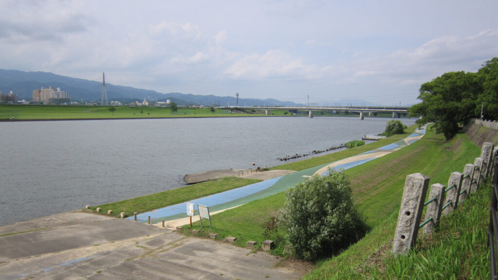 水天宮から見る筑後川