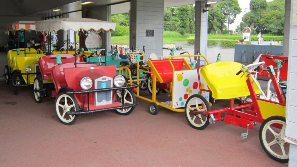 サイクルファミリーパークの自転車