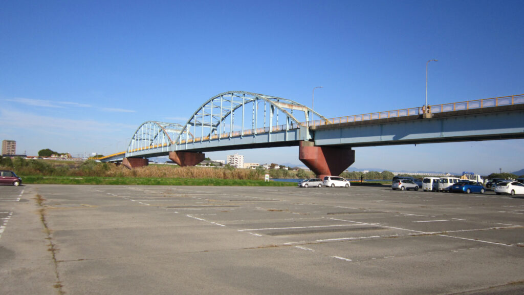 久留米市の宮ノ陣橋